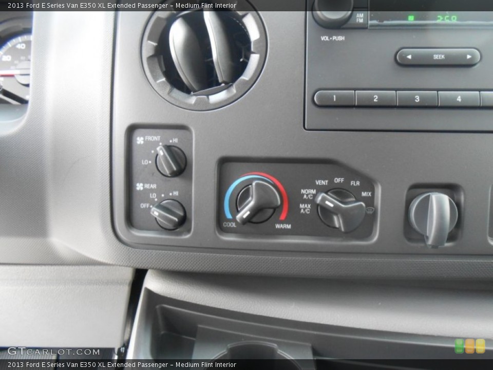 Medium Flint Interior Controls for the 2013 Ford E Series Van E350 XL Extended Passenger #78712200