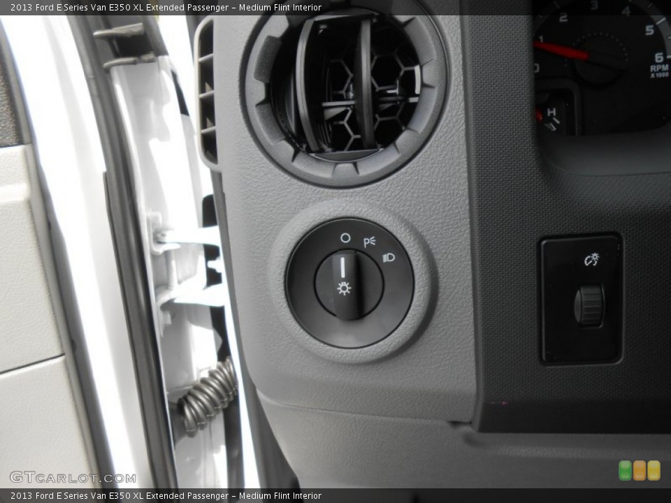 Medium Flint Interior Controls for the 2013 Ford E Series Van E350 XL Extended Passenger #78712267