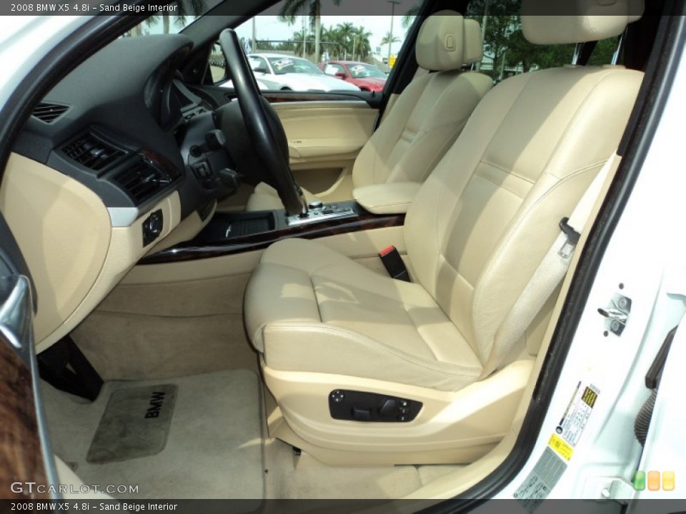 Sand Beige Interior Photo for the 2008 BMW X5 4.8i #78712595
