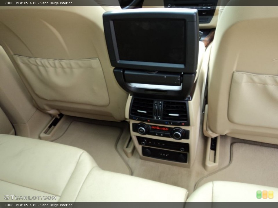 Sand Beige Interior Entertainment System for the 2008 BMW X5 4.8i #78712713