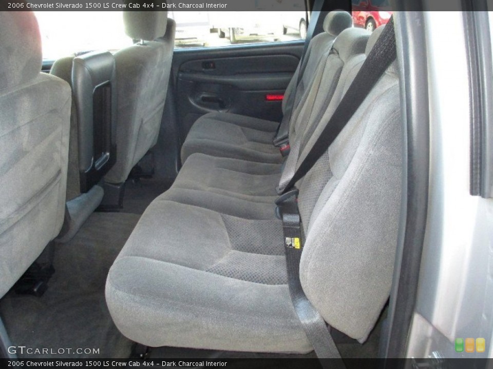 Dark Charcoal Interior Rear Seat for the 2006 Chevrolet Silverado 1500 LS Crew Cab 4x4 #78712736