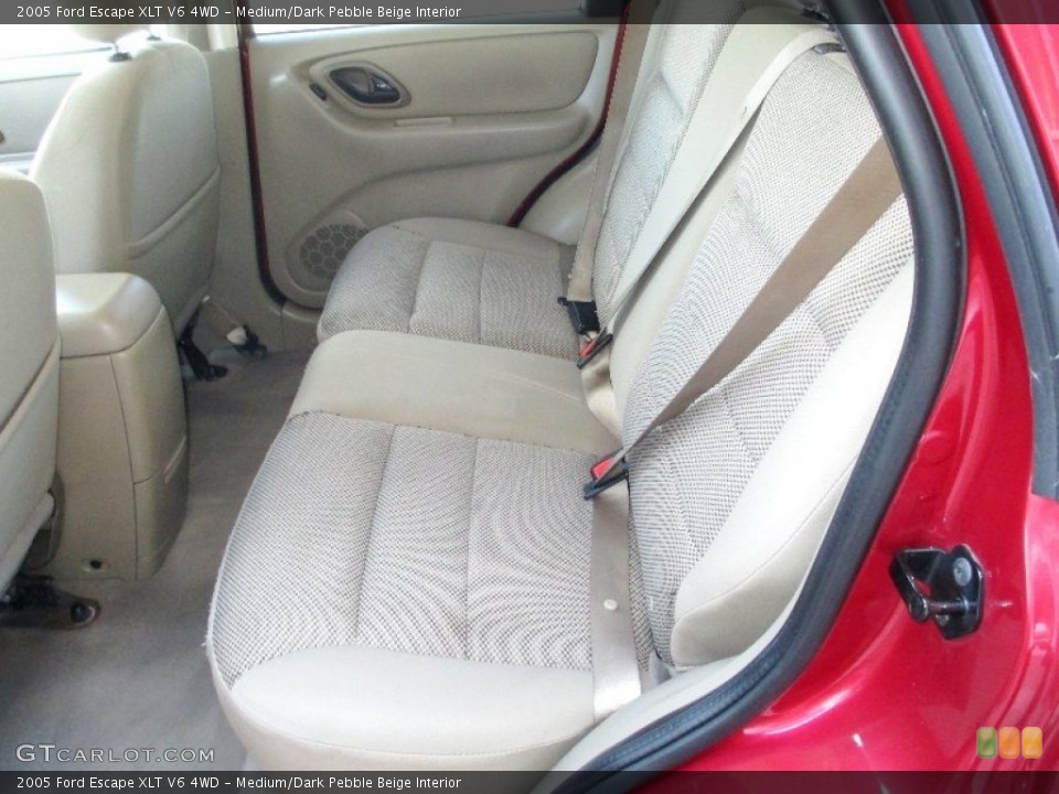 Medium/Dark Pebble Beige Interior Rear Seat for the 2005 Ford Escape XLT V6 4WD #78713404