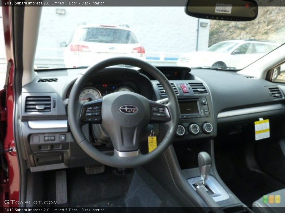 Black Interior Dashboard for the 2013 Subaru Impreza 2.0i Limited 5 Door #78714186