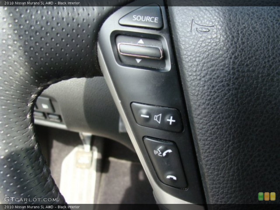 Black Interior Controls for the 2010 Nissan Murano SL AWD #78714457