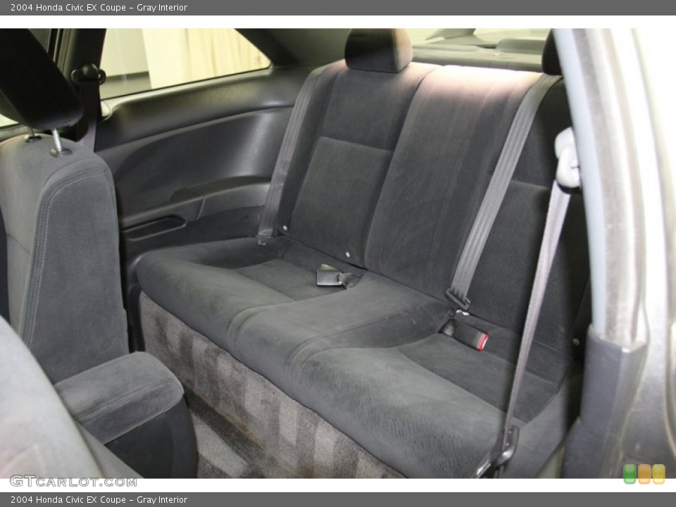 Gray Interior Rear Seat for the 2004 Honda Civic EX Coupe #78714614