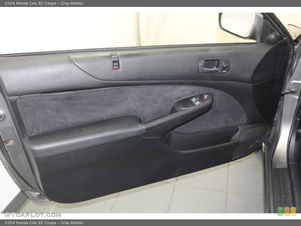 Gray Interior Door Panel for the 2004 Honda Civic EX Coupe #78714630