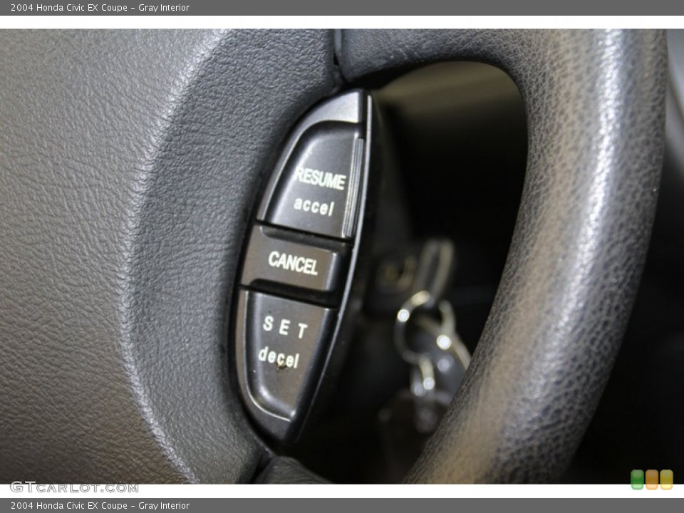 Gray Interior Controls for the 2004 Honda Civic EX Coupe #78714773