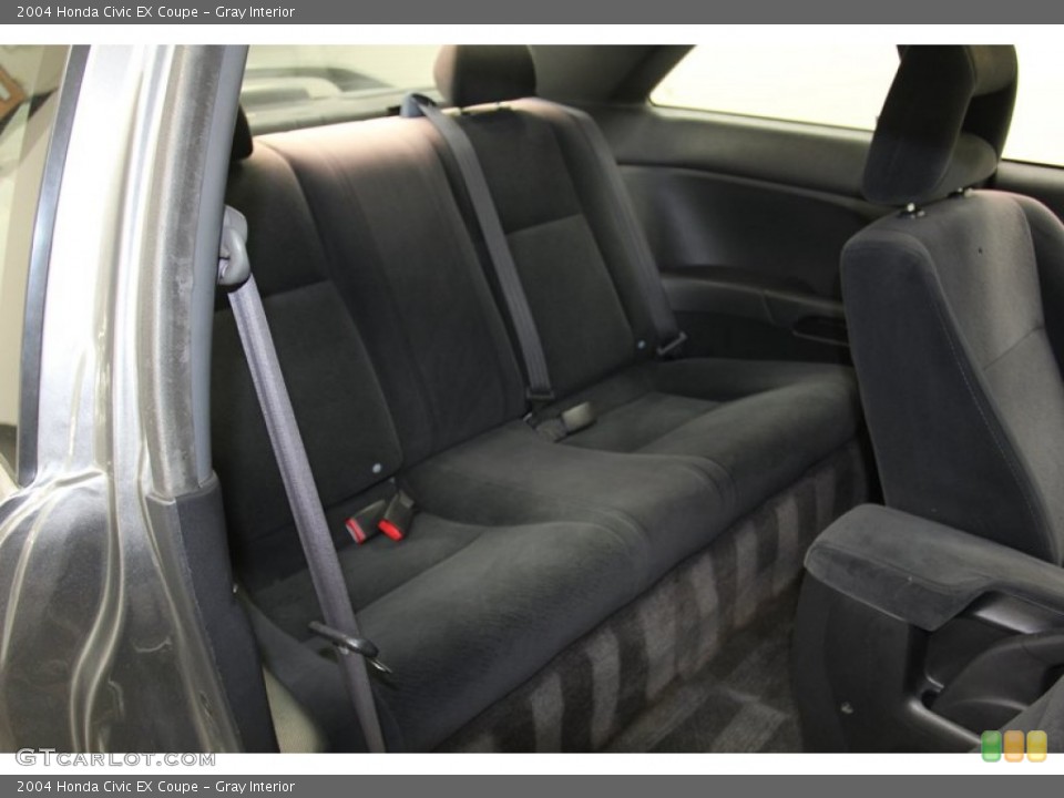 Gray Interior Rear Seat for the 2004 Honda Civic EX Coupe #78714870