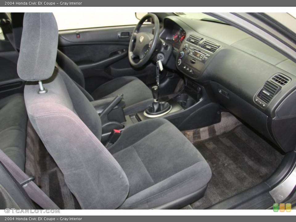 Gray Interior Photo for the 2004 Honda Civic EX Coupe #78714887