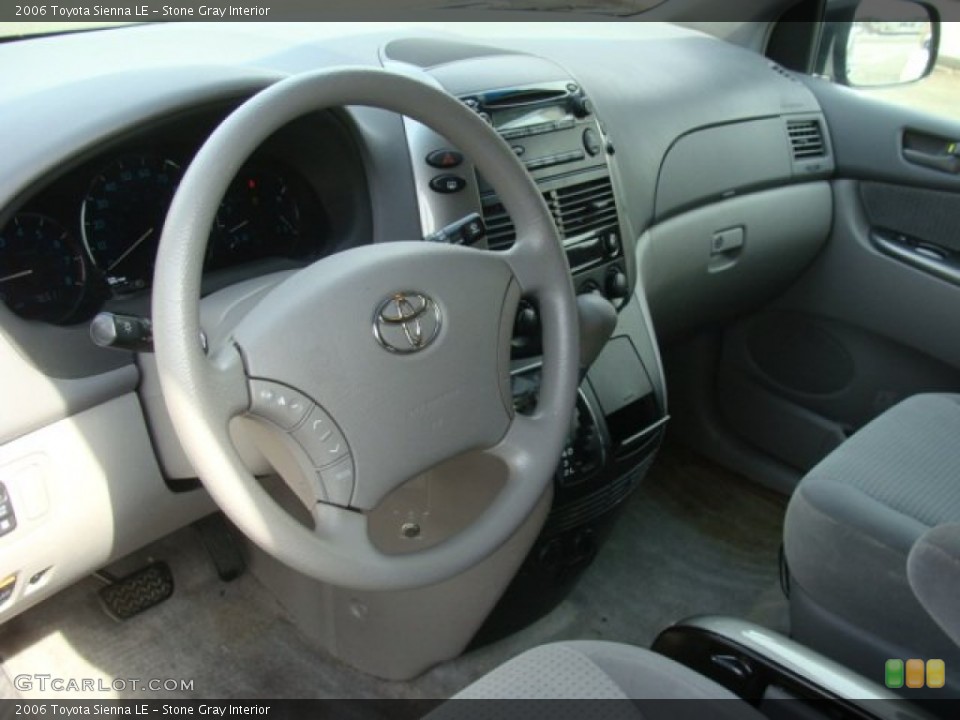 Stone Gray Interior Dashboard for the 2006 Toyota Sienna LE #78715904