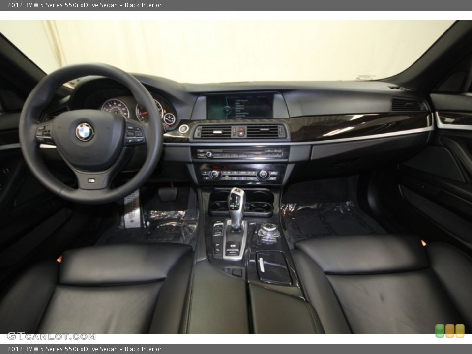 Black Interior Dashboard for the 2012 BMW 5 Series 550i xDrive Sedan #78716096