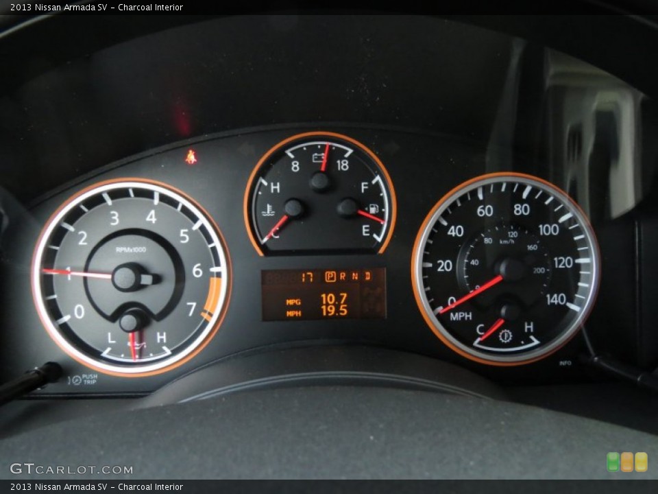 Charcoal Interior Gauges for the 2013 Nissan Armada SV #78716362
