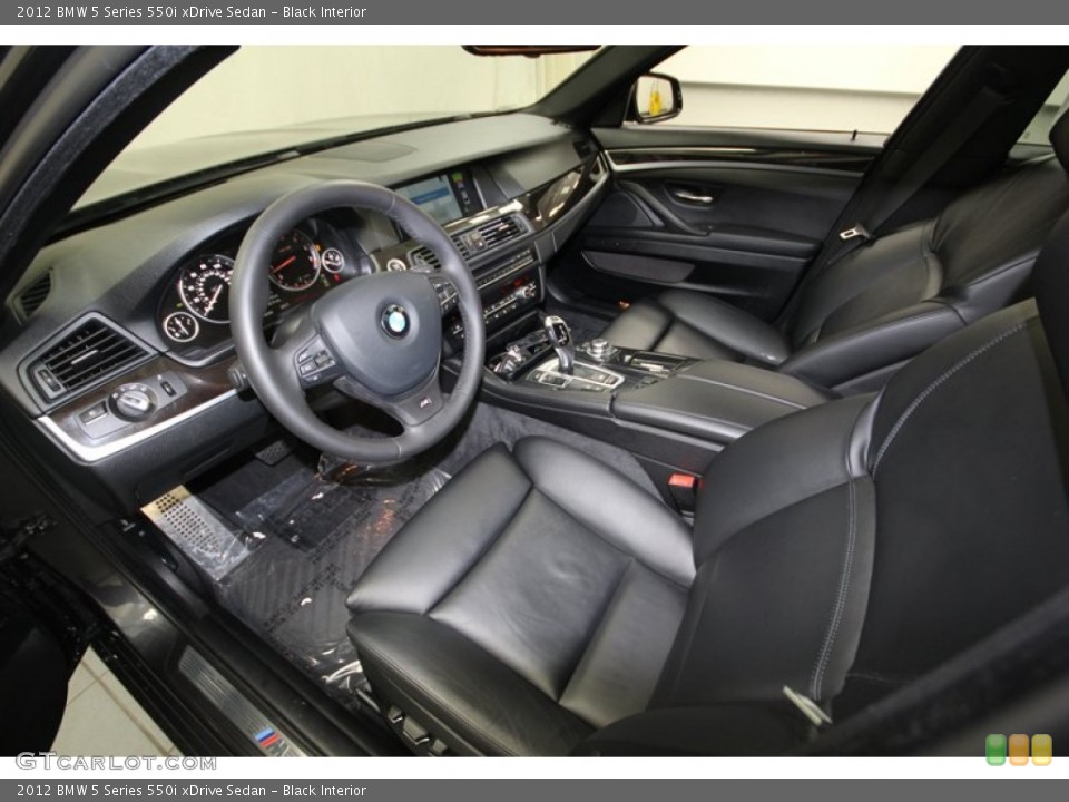 Black Interior Photo for the 2012 BMW 5 Series 550i xDrive Sedan #78716369