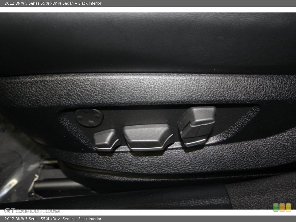 Black Interior Controls for the 2012 BMW 5 Series 550i xDrive Sedan #78716464
