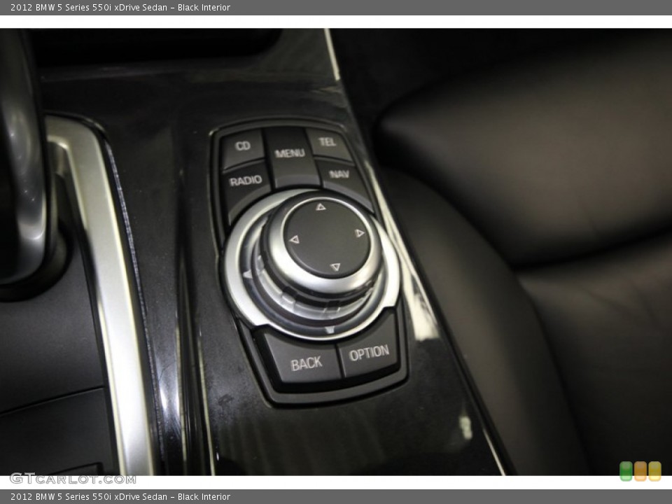 Black Interior Controls for the 2012 BMW 5 Series 550i xDrive Sedan #78716632