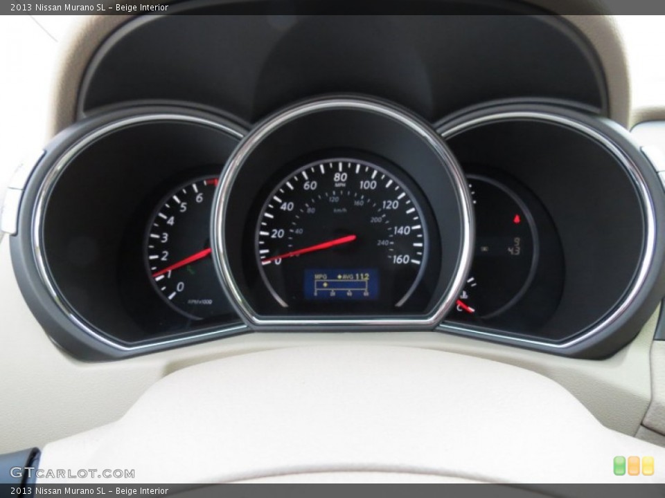 Beige Interior Gauges for the 2013 Nissan Murano SL #78716680