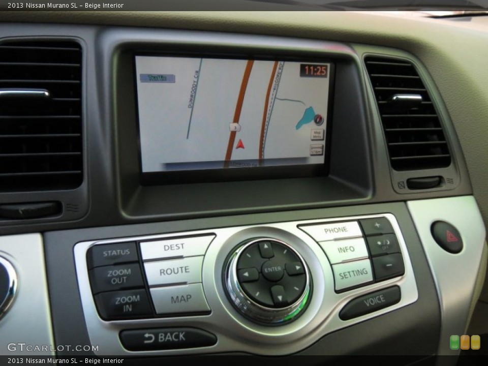 Beige Interior Controls for the 2013 Nissan Murano SL #78716702