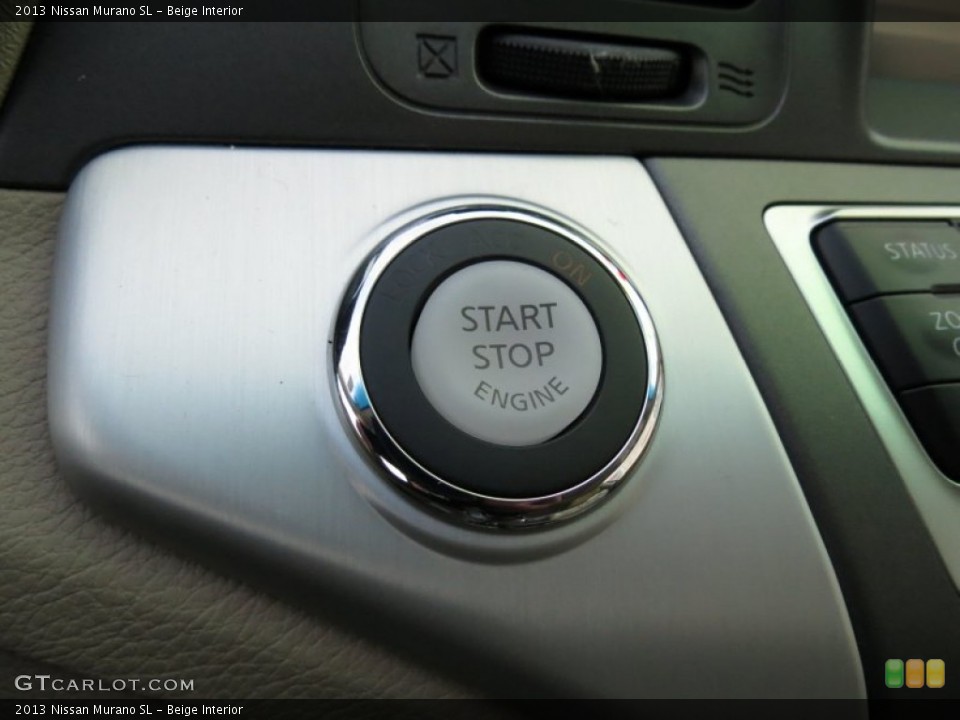 Beige Interior Controls for the 2013 Nissan Murano SL #78716708