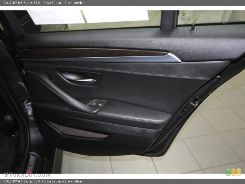 Black Interior Door Panel for the 2012 BMW 5 Series 550i xDrive Sedan #78716947