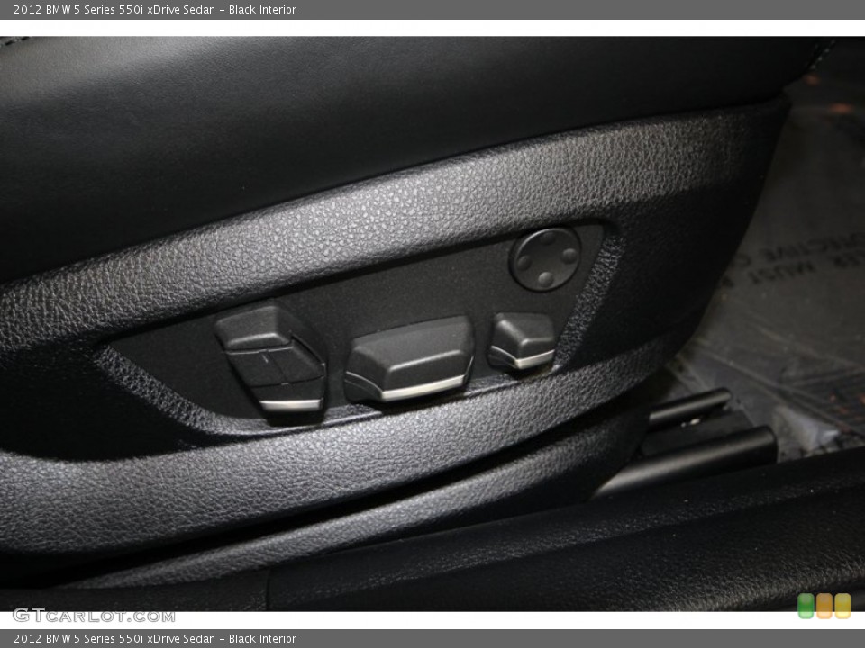Black Interior Controls for the 2012 BMW 5 Series 550i xDrive Sedan #78716996