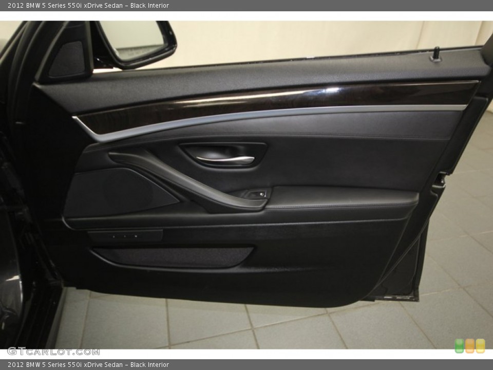 Black Interior Door Panel for the 2012 BMW 5 Series 550i xDrive Sedan #78717015