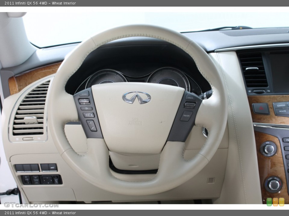 Wheat Interior Steering Wheel for the 2011 Infiniti QX 56 4WD #78717514