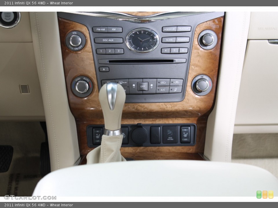 Wheat Interior Controls for the 2011 Infiniti QX 56 4WD #78717607