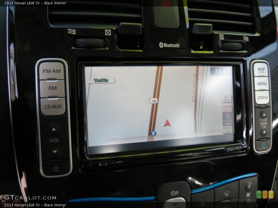 Black Interior Navigation for the 2013 Nissan LEAF SV #78718030