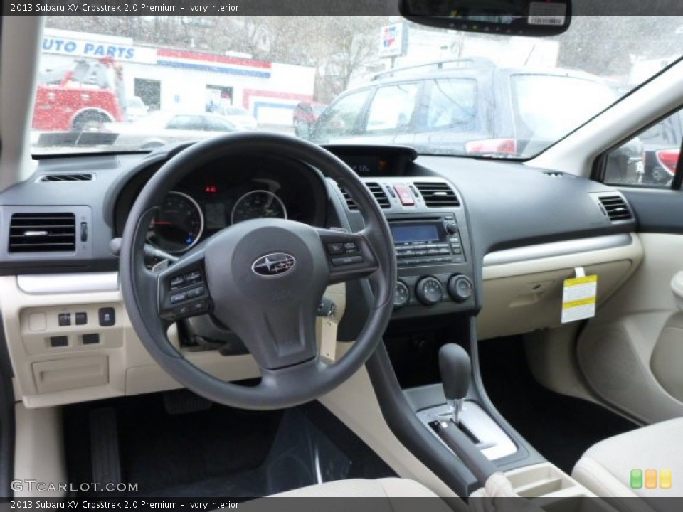 Ivory Interior Dashboard for the 2013 Subaru XV Crosstrek 2.0 Premium #78718592