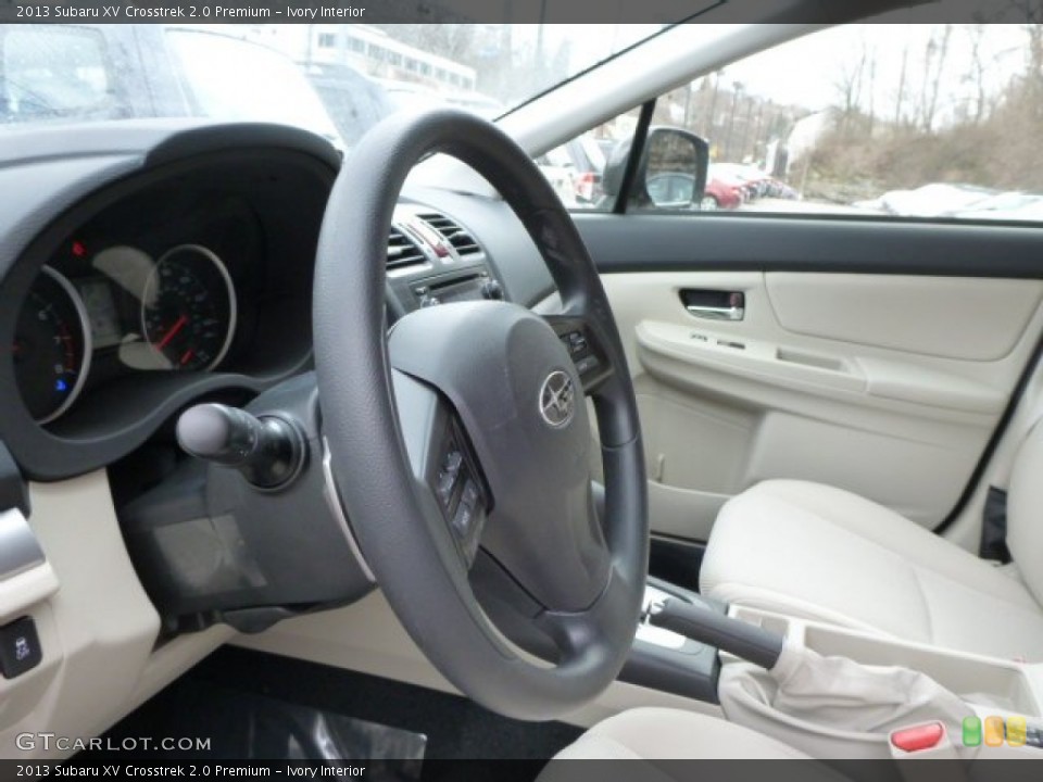 Ivory Interior Steering Wheel for the 2013 Subaru XV Crosstrek 2.0 Premium #78718637