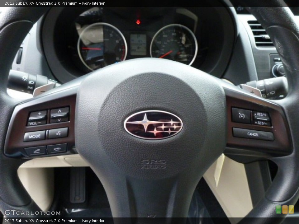Ivory Interior Steering Wheel for the 2013 Subaru XV Crosstrek 2.0 Premium #78718652