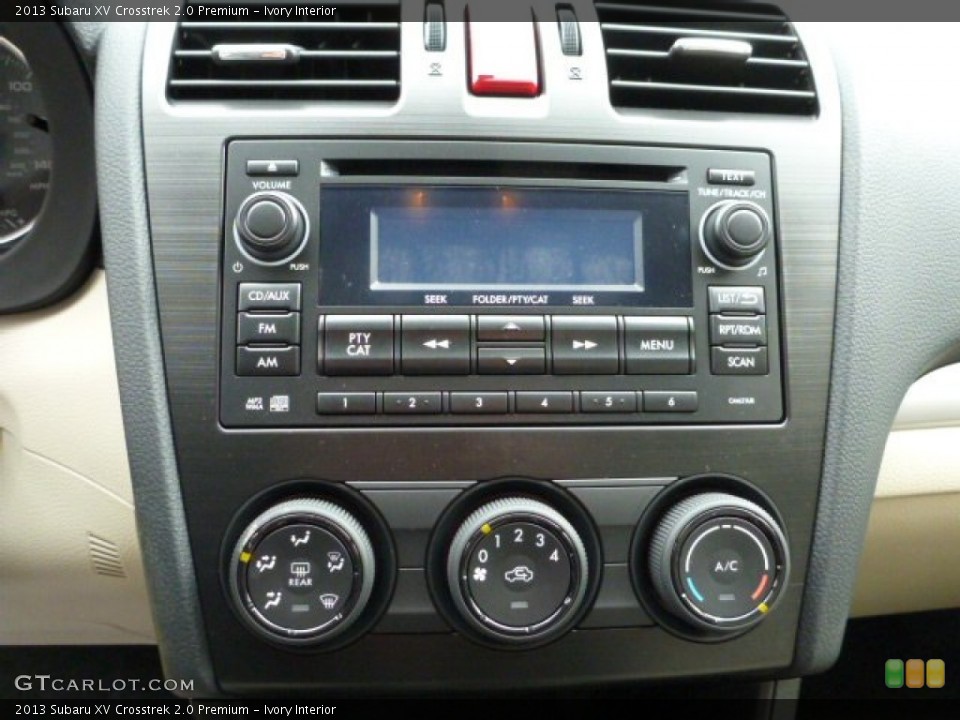 Ivory Interior Controls for the 2013 Subaru XV Crosstrek 2.0 Premium #78718658