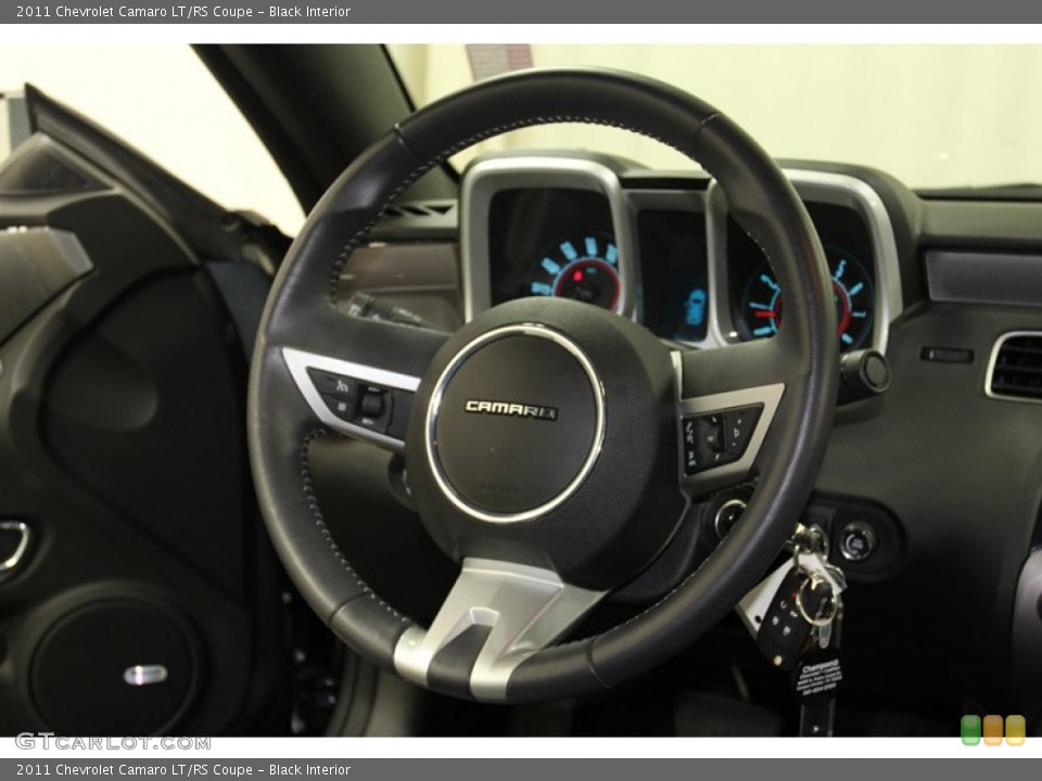 Black Interior Steering Wheel for the 2011 Chevrolet Camaro LT/RS Coupe #78719692