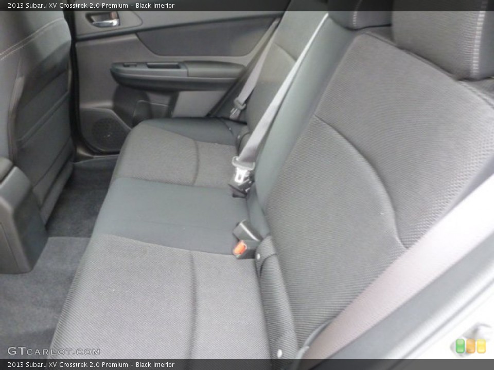 Black Interior Rear Seat for the 2013 Subaru XV Crosstrek 2.0 Premium #78719743