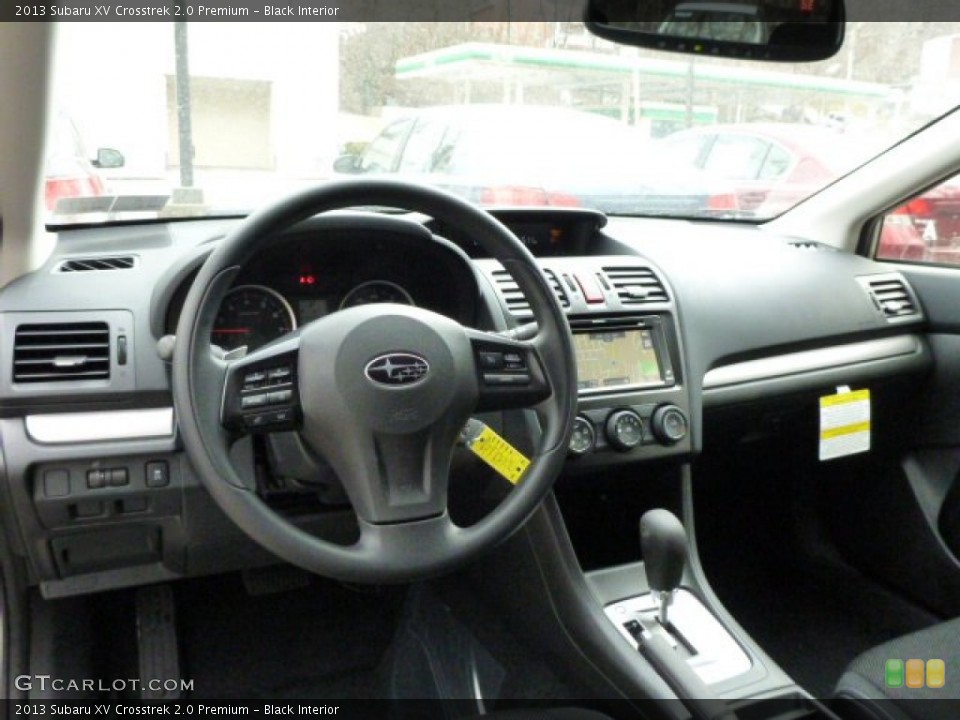 Black Interior Dashboard for the 2013 Subaru XV Crosstrek 2.0 Premium #78719759