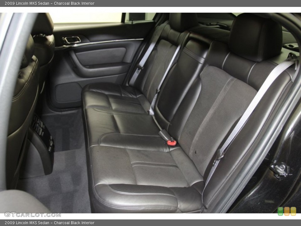 Charcoal Black Interior Rear Seat for the 2009 Lincoln MKS Sedan #78720251