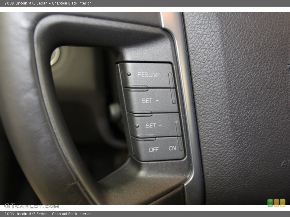 Charcoal Black Interior Controls for the 2009 Lincoln MKS Sedan #78720643