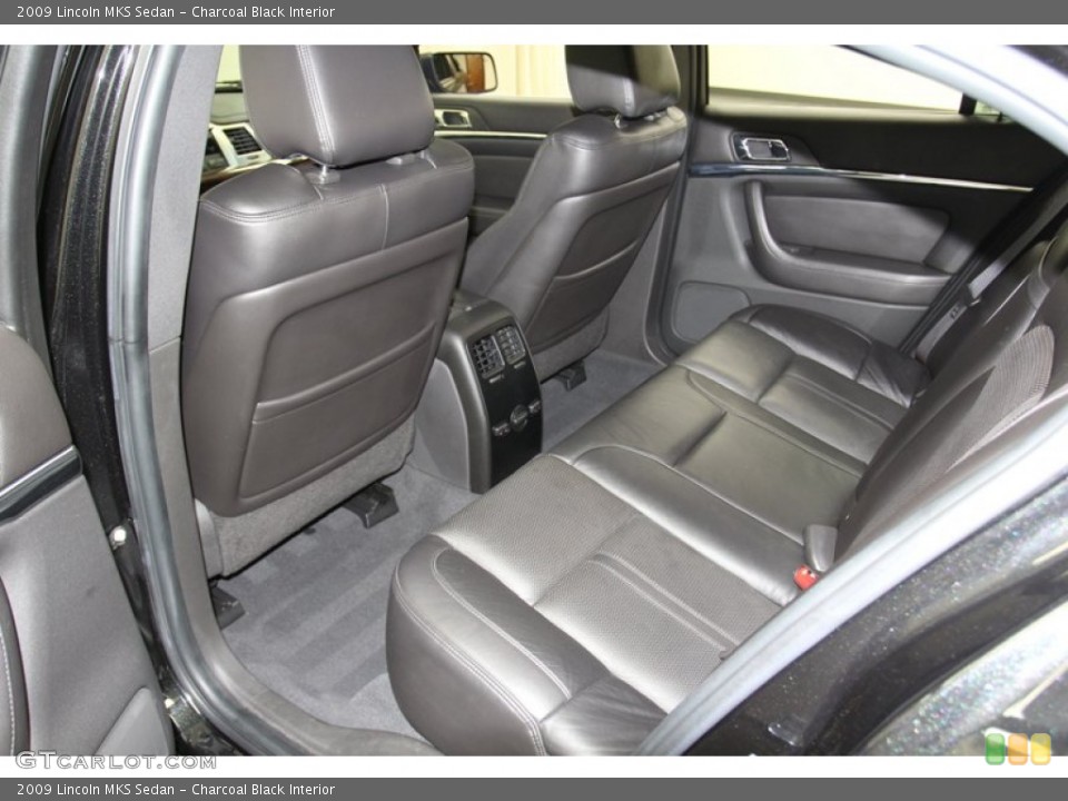 Charcoal Black Interior Rear Seat for the 2009 Lincoln MKS Sedan #78720683