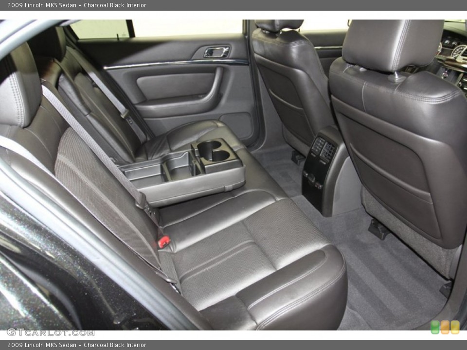 Charcoal Black Interior Rear Seat for the 2009 Lincoln MKS Sedan #78720821