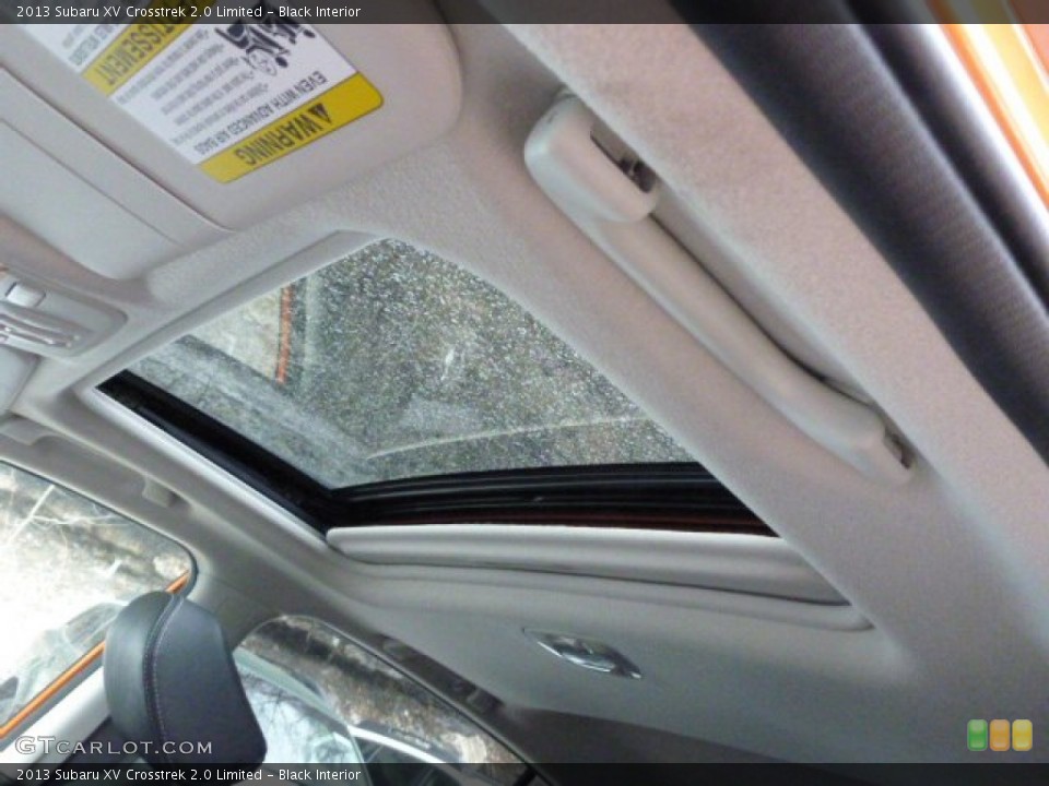 Black Interior Sunroof for the 2013 Subaru XV Crosstrek 2.0 Limited #78721232