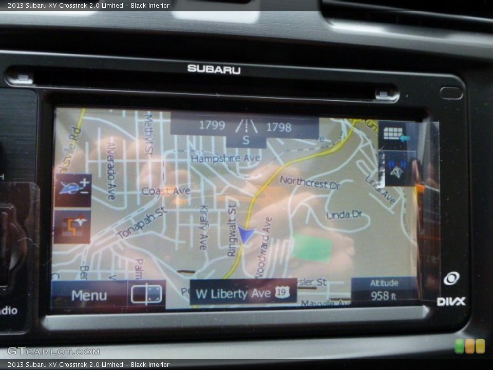 Black Interior Navigation for the 2013 Subaru XV Crosstrek 2.0 Limited #78721274