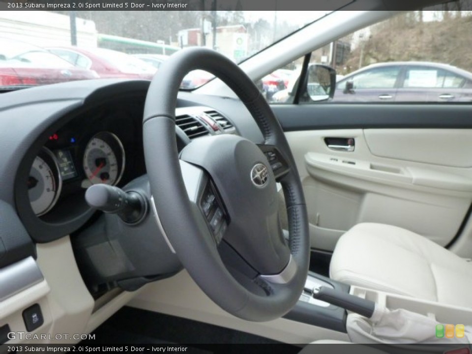Ivory Interior Steering Wheel for the 2013 Subaru Impreza 2.0i Sport Limited 5 Door #78722327