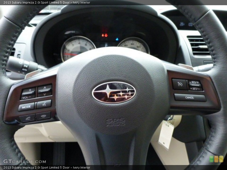 Ivory Interior Steering Wheel for the 2013 Subaru Impreza 2.0i Sport Limited 5 Door #78722387
