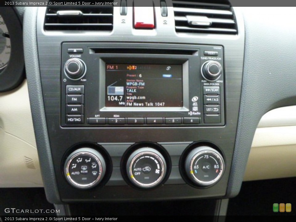 Ivory Interior Controls for the 2013 Subaru Impreza 2.0i Sport Limited 5 Door #78722408