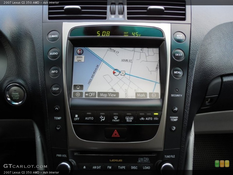 Ash Interior Navigation for the 2007 Lexus GS 350 AWD #78722531