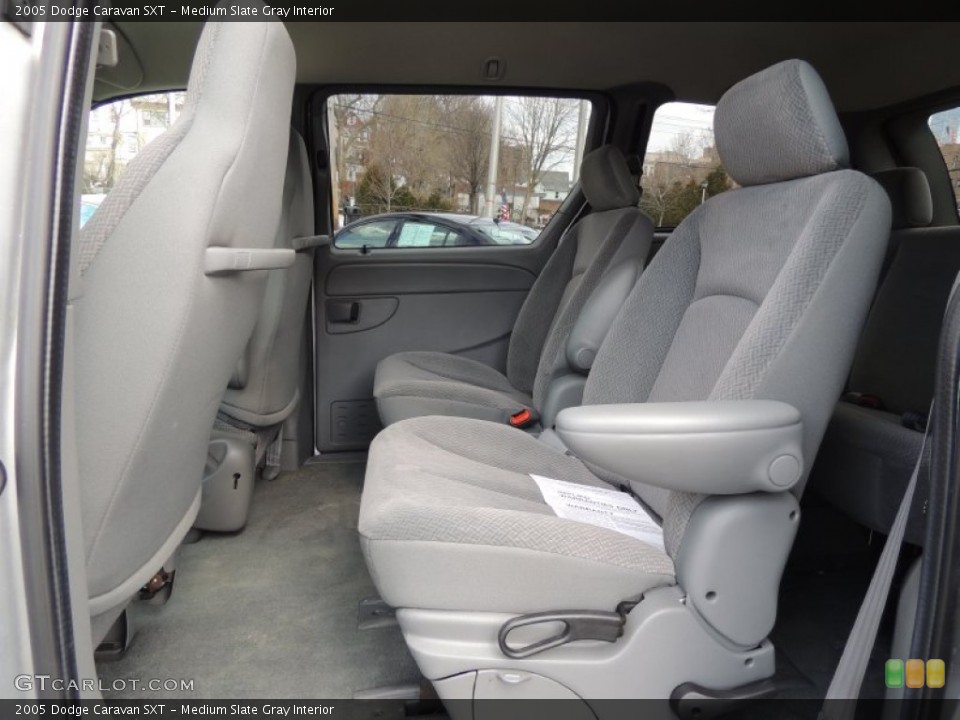 Medium Slate Gray Interior Rear Seat for the 2005 Dodge Caravan SXT #78722913