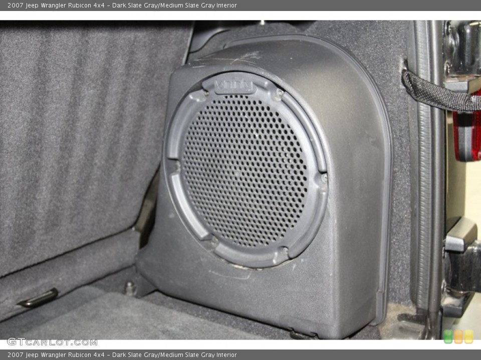 Dark Slate Gray/Medium Slate Gray Interior Audio System for the 2007 Jeep Wrangler Rubicon 4x4 #78723425