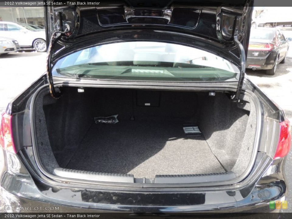Titan Black Interior Trunk for the 2012 Volkswagen Jetta SE Sedan #78723431