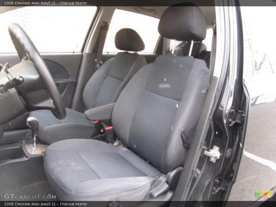 Charcoal Interior Front Seat for the 2008 Chevrolet Aveo Aveo5 LS #78724760
