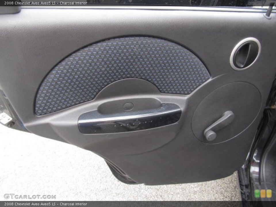 Charcoal Interior Door Panel for the 2008 Chevrolet Aveo Aveo5 LS #78724796